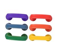 HOMSFOU 6pcs Speech Therapy Toy Phones for Classroom Use Assorted Colours, Lightweight Abs Material, Simulating Real Telephone Scenarios to Enhance Communication Skills for Children