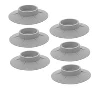 HOMSFOU 6pcs Washing Machine Vibration Pads Non-slip Mat for Washer Dryer Floor Protection