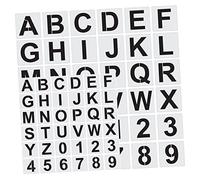 HOMSFOU 72Pcs Reusable Pet Wall Stencils Multi Letter and Spray Stencils for DIY Crafts Educational Painting Templates for Furniture Durable Household Art Supplies