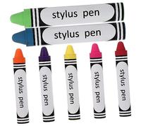 HOMSFOU 7pcs Convenient Stylus Pens for Tablets and Smartphones, Portable Silicone and Metal Screen Touch Pens for Writing and Drawing, for On-the-go Use