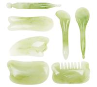 HOMSFOU 7pcs Gua Scraper Tool for Face Massage Board and Body Gua Sha Sha Tool for Face and Body Random Style