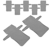 HOMSFOU 7pcs Plastic Mesh Canvas Sheets X for Embroidery and Crochet Bag Making Flexible and Plastic Grid with Openwork Design Stable Purse Frame Base for Needlepoint and Craft Projects