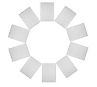 HOMSFOU 84 Self-Adhesive Waterproof White Labels 46x11mm A4 Blank Name Stickers for Printer, Mailing Address, Office and School File Classification - 20 Sheets