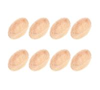 HOMSFOU 8pcs Artificial Bird Nest Bird Nest Ornament Rustic round Hemp Thread Delicate Design Can Place Small Size Items Easter Supplies Gardening Props for Pet