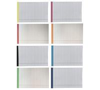 HOMSFOU 8PCS Legal Pads Small Notepad with Thick Ruled Paper Tearable Pages Compact Pocket Notebook for School Office Home Professional Writing and Note Taking