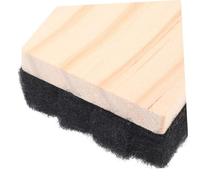 HOMSFOU 8pcs Mini Wood Felt Chalkboard Erasers Compact Lightweight School Chalkboard Cleaner for Teachers Students Office Classroom Use
