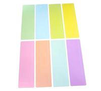 HOMSFOU 8Pcs Reading Strips Clear Guided Reading Rulers with Horizontal Lines Colorful Bookmarks for Students and Teachers Visual Tracking Aid to Enhance and Comprehension