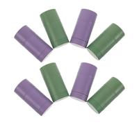 HOMSFOU 8pcs Refillable Empty Deodorant Containers 40g Plastic Twist-up Stick Tubes for DIY Skincare Portable Design and Easy Dosage Control, for Camping