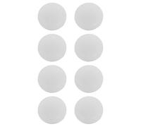 HOMSFOU 8pcs White Plastic Hard Hat Liner Retainer Clips with Quick Release Structure, Universal Compatibility Safety Helmet Buckles for Construction Hat Accessories at Construction Sites