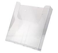 HOMSFOU Acrylic Wall Mounted Hanging File Organizer with Robust Strength and Stability, Space Saver Magazine Holder for Office and Home, Brochure and Pamphlet Display Rack