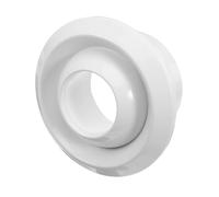 HOMSFOU Adjustable Abs Spherical Jet Nozzle Neck Soffit Vent Cover Rotatable Round Exhaust Vent for HVAC Systems Exterior Ceiling Air Diffuser with Detachable Design for Bathroom Office