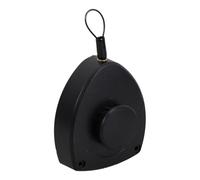 HOMSFOU Adjustable Automatic Door Closer 300-800g Non-Punch Black Spring Closer for Sliding Glass Patio Doors and Bathroom Screens