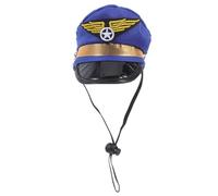 HOMSFOU Adjustable for Neck Circumference 25-50cm Blue Spoof Hat Made of Comfortable Polyester for Christmas and Parades, Reducing the Sense with Stylish and Lovely Dog
