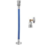 HOMSFOU Air Tank Intake Connector with Elbow Quick Connect Adapter Heavy-Duty Compressed Air Hose Assembly for Pneumatic Tool Accessories