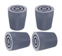 HOMSFOU Anti Slip Rubber Feet Covers 4Pcs Replacement Tips for Shower and Toilet Chairs Enhancing Stability and Protecting Floors for Senior Care