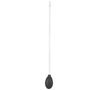 HOMSFOU Aquarium Gravel Vacuum for Precise Spot Cleaning and Waste Removal | Acrylic Manual Siphon, No Electricity Needed, for Small Aquariums, Nano Tank Maintenance, Black Finish