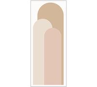 HOMSFOU Arch Wall Decal Boho Geometric Wall Stickers PVC Peel and Stick Removable DIY Art Murals Minimalist Wallpaper for Bedroom Living Room Decor