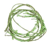 HOMSFOU Artificial Reptile Vine L-size for Terrarium, Climbing Plant Decoration with Realistic Green Leaves, Aquarium and Reptile Tank Accessory for Lizards, Geckos, and Chameleons Indoor