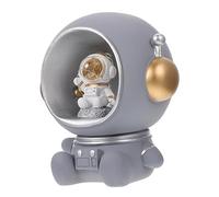 HOMSFOU Astronaut Resin Saving Pot Night Light Charming Space Decor High Grade Material Compact for Home Living Bedroom Study Lovely