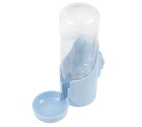 HOMSFOU Automatic Bird Water Container for Parrots and Budgies with Easy to Add Water Design Blue Plastic Bird Cage that Can be Hung the Cage