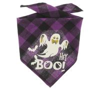 HOMSFOU Bandana Decorative Polyester Dog Lightweight Cotton Halloween and Triangle Scarf Accessory for Reusable Purple Pet Neck Pet Party Taking Pictures