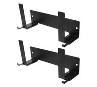 HOMSFOU Bathroom Scale Holder with Stable Support and Secure Adhesive Mounting Wall Mount 2pcs Heavy Duty Carbon Steel Bracket for Digital and Body Fat Scales for Gym and Bedroom Storage