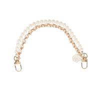 HOMSFOU Beaded Phone Strap with Elegant Pearl Chain Handbag and Water Bottle Holder Replacement Versatile Wrist Lanyard for Secure Mobile Phone Carrying Stylish Crossbody Accessory for