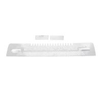 HOMSFOU Beehive Door Plate Beehive Entrance Reducer Metal Silver Adjustable Anti-escape Sheet for Hive Entrance Beekeeping Tool