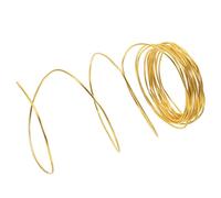 HOMSFOU Bendable Oxidized Aluminum Wire Yellow Meters for Jewelry Making DIY Crafts Sculpting Flexible Metal Wire for Artistic Creations and Gardening