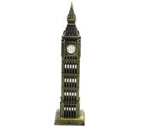HOMSFOU Big Model Big Building Model Big Decor Metal Big London Big Bronze Big City Christmas Decorations Decorative Building Sculptures Household Alloy Doorbell 3d