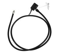 HOMSFOU Bike Air Hose Bicycle Pump Parts, Black Plastic Air Compressor Hose for Bicycle Pump Replacement and Compatible with Various Valve Types