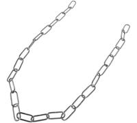 HOMSFOU Black Pearl Decorative Pendant Light Hanging Chain 1m Heavy Duty 4mm Wire Diameter Iron Fixture Extension for Chandelier and Vintage Lamps