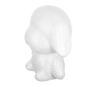 HOMSFOU Blank Foam Dog Sculpture for DIY Crafts White Puppy Model for Painting Floral Arranging Wedding Decorations Party Supplies for Creative Projects and Family Activities