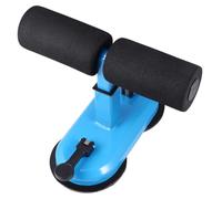 HOMSFOU Blue Abdominal Machine for Waist Fat Reduction with Human Body Engineering Design and Adjustable Foot Barrier Lightweight Steel and Foam Fitness Equipment for Home Workout