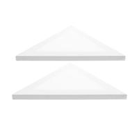 HOMSFOU Boards with Triangle and Acrylic Oil 2pcs Cotton for Painting Irregular White Canvas Panels Permanence and Stability Creative Art Boards by Artists and Students