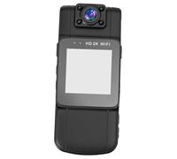 HOMSFOU Body Worn Camera 2k Video Recorder with 1.6-inch Screen and Wifi, Back Clip Mini Camera for Security Officers and Sports, Long Battery Life, Black - Outdoor Motion and Travel