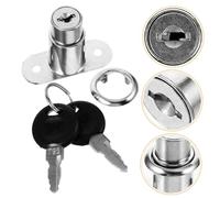 HOMSFOU Cabinet Lock with Keys Stylish Security Lock for Cupboards Mailboxes File Cabinets Durable Easy to Use Peace of Mind Every Locking Experience