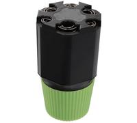 HOMSFOU Car Coin Container Coin Holder Plastic Black Automatic Compact for Desk the Go
