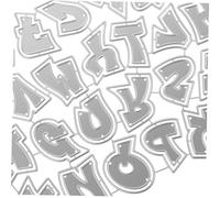 HOMSFOU Carbon Steel Die Cut Letters for Card Making DIY Capital Alphabet Stencils and Embossing Template Precise Uppercase Metal Stamps for Scrapbooking Leather Craft and Creative