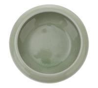 HOMSFOU Ceramic Flowerpot Succulent Plant Pot for Desktop Office Use Glazed Copper Coin Pattern Hydroponic Design Non-Porous Surface Large Capacity Green Plant Container Elegant Table