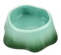 HOMSFOU Ceramic Hamster Food Dish and Guinea Pig Feeding Bowl with Anti-tip Design, Sturdy Ceramic Material, Easy to Wipe Surface, for Holding Food and Water for Rats and Gerbils in Small