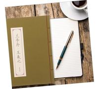 HOMSFOU Chinese Calligraphy Copybook for Handwriting Practice with Grooved Paper Hard-pen Calligraphy Workbook for Teens and Adults Traditional Chinese Writing Exercise Book Student
