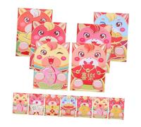 HOMSFOU Chinese Year Red Money Envelopes for Cash Gifting Year of Horse Design Hong Bao Lunar Spring Festival Blessing Packets for Family Friends Colleagues Celebration