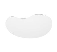 HOMSFOU Christmas Village Mirrored Lake Ice Pond Accessory, Irregular Water-drop Shaped Curved Mirror Pond for Holiday Desktop Mantel Winter Landscape Decoration