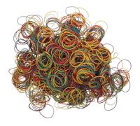 HOMSFOU Colorful Multi-function Rubber Bands Colors Mixed Elastic Rings Strong Versatile Bands for Office Home Hair Tying Organizing Mail and Items Convenient Lightweight Circles