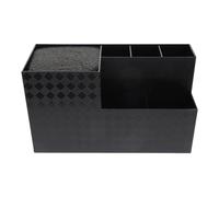 HOMSFOU Compact Hair Cutting Tool Organizer with Abs Material, Easy to Store Hairdressing Tools, Black Scissors Holder for Groomers and Stylists, Suitable for Hair Salon Use