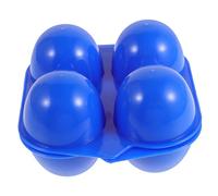 HOMSFOU Compartment Egg Carton Chicken Egg Holder Storage Box for Refrigerator Camping Picnic Outdoor Tight Closure Lid