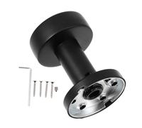 HOMSFOU Concealed Door Knob Lock for Bedroom and Apartment Stainless Steel Interior Doorknobs with Elegant Touch No-Screw Privacy Lock Replacement for Home Security