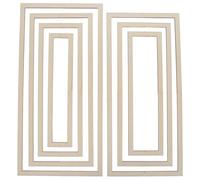 HOMSFOU Concentric Cutting Guide for Clay Tools Tool for Pottery Wooden Modeling Pottery Molds for Geometric Design Use as Board for Crafting