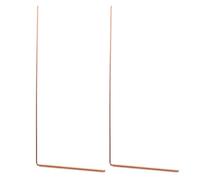 HOMSFOU Copper Divining Accessories 2pcs 99.9% Pure Rods for Water Divination and Ghost Hunting, Amateurs Copper Rods